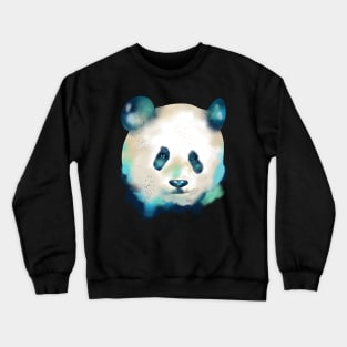 Cute Galactic Panda Space Exploration Panda Crewneck Sweatshirt